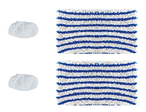 Polti PAEU0357 Set mit 2 Tüchern und 2 Schwammhüllen für Dampfreiniger, Kunststoff Polti PAEU0357 Set mit 2 Tüchern und 2 Schwammhüllen für Dampfreiniger, Kunststoff von POLTI