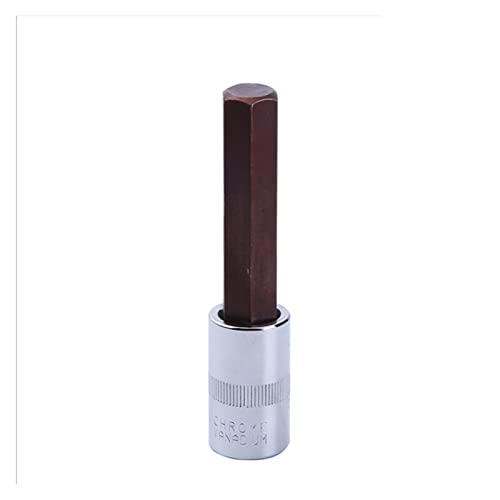 POLXLMOFXO 1 stück 1/2" Drive Allen Key Socket Schraubenschlüssel S2 Legierung Metrische Sechskant-Bitbuchsen 60mm oder 100mm langes Schraubendreher Bit Hand Werkzeug Sockelgelenk(H12-100mm) von POLXLMOFXO