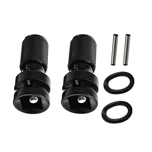 POLXLMOFXO 2 stücke 1/2 "bis 1/4" Sockeladapter Hex Ratsche Sockel Konverter Luftaufprall Socket Schraubenschlüssel Adapter Handwerkzeuge Set von POLXLMOFXO