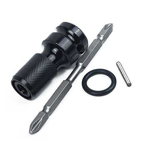 POLXLMOFXO 4 stücke 1/2 "bis 1/4" Sockeladapter Luftaufprallschlüsselbuchse Treiber Nut-On-Bit-Sechskant-Ratchet-Socket-Konverter von POLXLMOFXO
