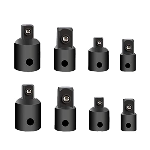 POLXLMOFXO 8pcs-Impact-Adapter- und Reducer-Set-Antriebs-Buchsen-Adapter-Wandler-Reduktoren for Schlagtreiberumwandlungen von POLXLMOFXO