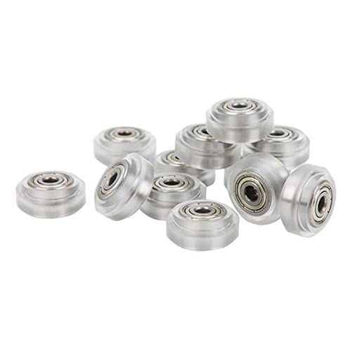 POLXLMOFXO Sockel Set Handwerkzeuge Umleitungsscheibe Rad Kunststoff Transparente passive Lagerräder Druckerteile Werkzeug Werkzeugsatz von POLXLMOFXO