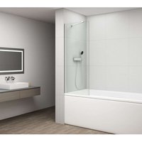 Fisa - Badewannenabtrennung 70x150 cm, Chrom/Klarglas FS1072-C - Polysan von POLYSAN