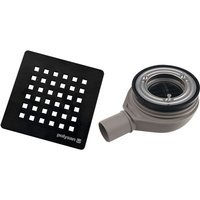 Polysan - Flexia - Duschwannensiphon Geberit, Durchmesser 90 mm, DN40, Abdeckplatte schwarz 17751 Polysan - Flexia - Duschwannensiphon Geberit, Durchmesser 90 mm, DN40, Abdeckplatte schwarz 17751 von POLYSAN