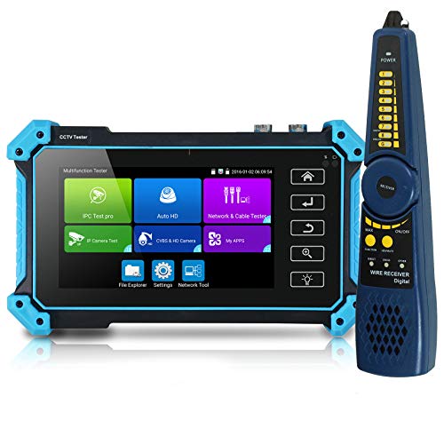 CCTV-Tester, IPC-5200C Plus 12,7 cm IPS Touchscreen IP CVBS Analog Kamera Tester 4K H.265 Video Monitor mit HDMI-Eingang/POE/WiFi/Kabel-Tracker/TVI CVI AHD/Firmware Upgraded CCTV-Tester, IPC-5200C Plus 12,7 cm IPS Touchscreen IP CVBS Analog Kamera Tester 4K H.265 Video Monitor mit HDMI-Eingang/POE/WiFi/Kabel-Tracker/TVI CVI AHD/Firmware Upgraded von POMIACAM