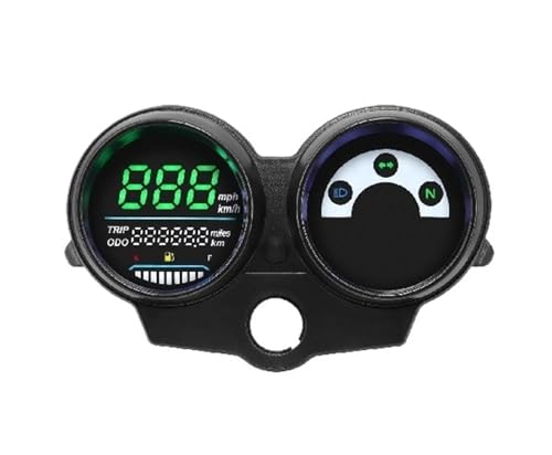 POMPOMPUR Für CG125 2000-2008 Für Fan 125 Für Titan 125 2013 Dashboad Digital Motorrad Tachometer Digital Panel POMPOMPUR Für CG125 2000-2008 Für Fan 125 Für Titan 125 2013 Dashboad Digital Motorrad Tachometer Digital Panel von POMPOMPUR
