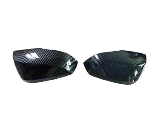POMPOMPUR Rückspiegel Abdeckung Für Toyota Für RAV4 XA50 2019-2023 Für RAV 4 XA 50 Hybrid Auto Rückspiegel Seite Molding Abdeckung Trim Shell Zubehör (Color : A Style Carbon Fiber Pattern) von POMPOMPUR
