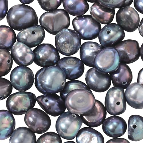 PONABEADIY 1 Box 100 Stück Dunkelblaue Barocke Natürliche Ovale Süßwasser Zuchtperlen Mit Löchern Unregelmäßig Geformte Lose Perlen Perlenmasse Für Die Schmuckherstellung Armbänder Halsketten DIY Bast PONABEADIY 1 Box 100 Stück Dunkelblaue Barocke Natürliche Ovale Süßwasser Zuchtperlen Mit Löchern Unregelmäßig Geformte Lose Perlen Perlenmasse Für Die Schmuckherstellung Armbänder Halsketten DIY Bast von PONABEADIY
