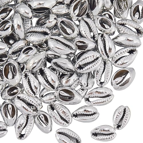 PONABEADIY 1 Box 100 Stück Silberne Kauri Muscheln Offene Rückseite Natürliche Muschelperlen Sommer Galvanisiert Meer Hawaii Ozean Muschel Plattiert Charms Perle Für Die Schmuckherstellung Armbänder H PONABEADIY 1 Box 100 Stück Silberne Kauri Muscheln Offene Rückseite Natürliche Muschelperlen Sommer Galvanisiert Meer Hawaii Ozean Muschel Plattiert Charms Perle Für Die Schmuckherstellung Armbänder H von PONABEADIY