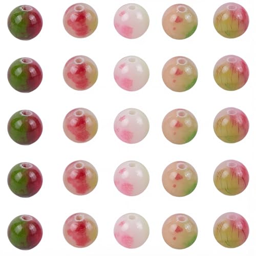 PONABEADIY 1 Box 120 Stück Wassermelonen Turmalin Edelsteinperle Mit Loch Runde Kristallform Rosa Energie Abstandshalter Loser Stein Persische Jadeperlen Lose Masse Für Schmuckherstellung Armbänder Ha PONABEADIY 1 Box 120 Stück Wassermelonen Turmalin Edelsteinperle Mit Loch Runde Kristallform Rosa Energie Abstandshalter Loser Stein Persische Jadeperlen Lose Masse Für Schmuckherstellung Armbänder Ha von PONABEADIY