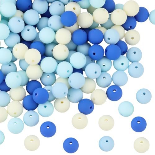 PONABEADIY 1 Box 12mm 150 Stück Blaue Matte Perlen Mit Löchern Acryl Rund Mattiert Fokal Sommer Ozean Undurchsichtig Lose Abstandshalter Charm Perlen Großpackung Für Schmuckherstellung Ohrringe Armbä PONABEADIY 1 Box 12mm 150 Stück Blaue Matte Perlen Mit Löchern Acryl Rund Mattiert Fokal Sommer Ozean Undurchsichtig Lose Abstandshalter Charm Perlen Großpackung Für Schmuckherstellung Ohrringe Armbä von PONABEADIY