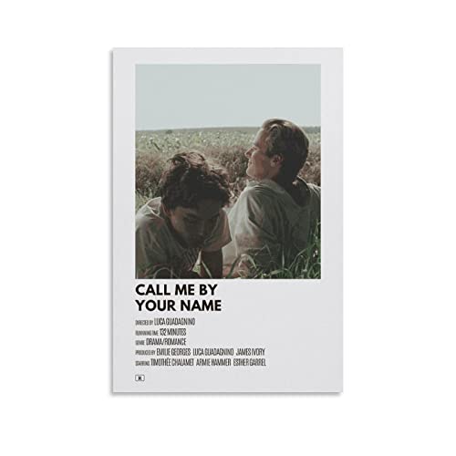 Call Me by Your Name Minimalistische Ästhetik Filmposter Polaroid Leinwand Wandkunst Poster Dekorative Modern Home Print Bild Kunstwerke Poster 30 x 45 cm von PONINI