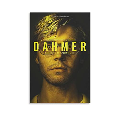 PONINI Filmposter Dahmer – Monster The Jeffrey Dahmer Story 2022 New Film Wall Art Canvas Artworks Room Aesthetic 30x45cm von PONINI