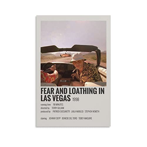 Filmposter "Fear And Loathing in Las Vegas" TV-Show, Wandbild, Leinwand, Ästhetik, Dekoration, 40 x 60 cm von PONINI