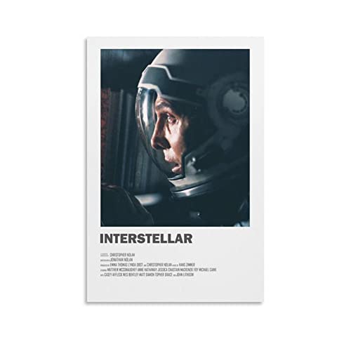 Interstellar Minimalistische Ästhetik Filmposter Kunstposter Leinwand Malerei Dekor Wanddruck Foto Zuhause Modern Dekorative Poster 30 x 45 cm von PONINI