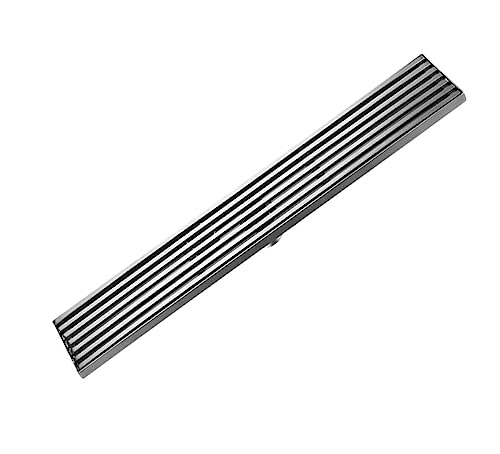PONNYC Bodenablauf Quadratisch Linearer Anti-Geruch Abfluss Abfluss Abfluss Abtropfgestell Edelstahl Badezimmer Dusche Abfluss Haarfänger(60 * 10cm) von PONNYC