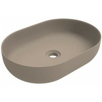 416x600 mm ovale Arbeitsplatte Waschbecken in mattem Cappuccino Ercos Musa BLCERPMUSA0002 Cappuccino Mat 416x600 mm ovale Arbeitsplatte Waschbecken in mattem Cappuccino Ercos Musa BLCERPMUSA0002 Cappuccino Mat von PONSI