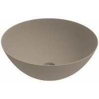 Matt Cappuccino Keramik Arbeitsplatte Waschbecken mit Abmessungen 416x155 mm Ercos Musa BLCERPMUSA0001 Cappuccino Mat - Cappuccino Mat von ERCOS