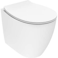 Stand-WC zur Wandmontage in matt weiß mit einer Tiefe von 52 cm Ercos Kite bckteovaso weiß matt Stand-WC zur Wandmontage in matt weiß mit einer Tiefe von 52 cm Ercos Kite bckteovaso weiß matt von PONSI