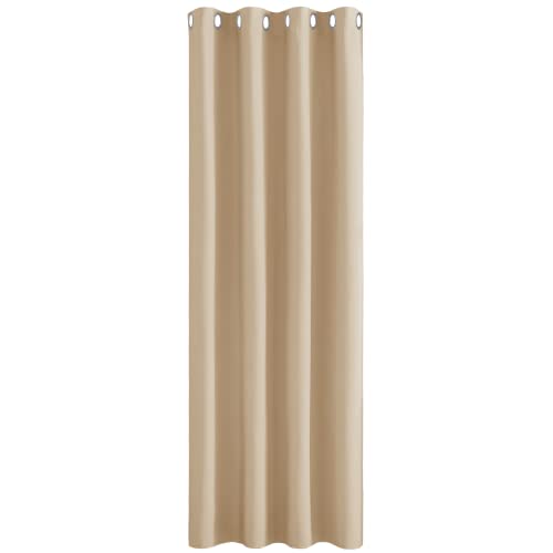 PONY DANCE Thermo Vorhang gegen Kälte Verdunklungsgardine mit Ösen 1 Stück H 260 x B 140 cm Gardinen Verdunkelung Wohnzimmer Vorhänge Blickdicht, Biscotti Beige PONY DANCE Thermo Vorhang gegen Kälte Verdunklungsgardine mit Ösen 1 Stück H 260 x B 140 cm Gardinen Verdunkelung Wohnzimmer Vorhänge Blickdicht, Biscotti Beige von PONY DANCE