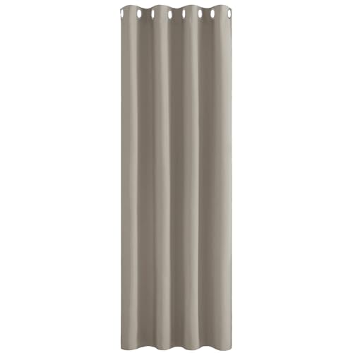 PONY DANCE Vorhang Blickdicht 1 Stück H 260 x B 140 cm Verdunkelungsvorhang Wohnzimmer Gardinen mit Ösen Thermovorhang Hitzeschutz Vorhänge Kinderzimmer Junge, Sandfarben PONY DANCE Vorhang Blickdicht 1 Stück H 260 x B 140 cm Verdunkelungsvorhang Wohnzimmer Gardinen mit Ösen Thermovorhang Hitzeschutz Vorhänge Kinderzimmer Junge, Sandfarben von PONY DANCE