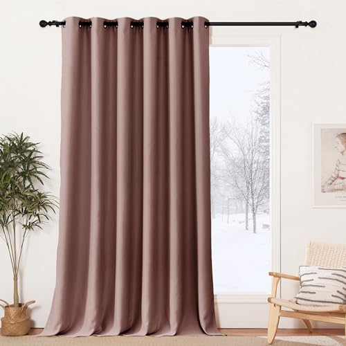 PONY DANCE Blickdichte Gardinen Kinderzimmer Junge Verdunklungsvorhänge Wohnzimmer Thermovorhang Hitzeschutz Vorhang Blickdicht Ösenschal H 245 x B 200 cm, Altrosa PONY DANCE Blickdichte Gardinen Kinderzimmer Junge Verdunklungsvorhänge Wohnzimmer Thermovorhang Hitzeschutz Vorhang Blickdicht Ösenschal H 245 x B 200 cm, Altrosa von PONY DANCE