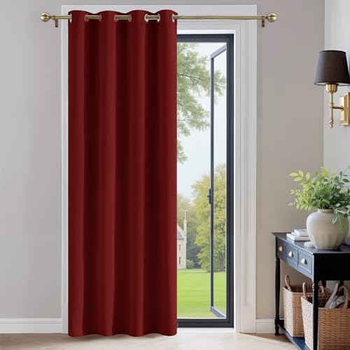 PONY DANCE Wohnzimmer Gardinen mit Ösen 1 Stück H 220 x B 140 cm Thermovorhang Kälteschutz Verdunkelungsvorhang Blickdicht Weihnachts Vorhang Kinderzimmer Mädchen, Rot PONY DANCE Wohnzimmer Gardinen mit Ösen 1 Stück H 220 x B 140 cm Thermovorhang Kälteschutz Verdunkelungsvorhang Blickdicht Weihnachts Vorhang Kinderzimmer Mädchen, Rot von PONY DANCE