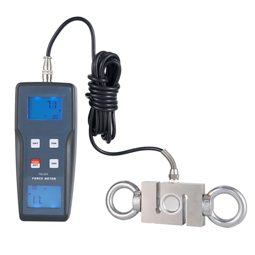 Digitalanzei Push-Pull-Dynamometer FM-204-1000K Spannungsprüfer ± 9800N ± 1000kgf Druckprüfstand Einsteckkraftprüfer, Gute Zähigkeit(1000K) von POOIQX