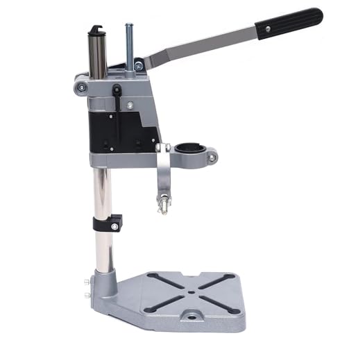 Einstellbare Bankklemme Bohrmaschinenständer Werkbank Reparaturwerkzeug for Handbohren,Kraft Stark(Double-hole Bracket) von POOIQX