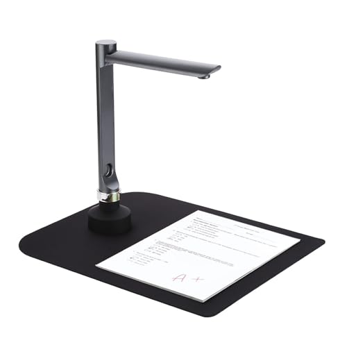 F60A USB-Dokumentenkamera-Scanner, 5-Megapixel-HD-Kamera im A4-Erfassungsformat mit LED-Licht-Lehrsoftware for die Lehrerausbildung,Effizienz Steigern von POOIQX