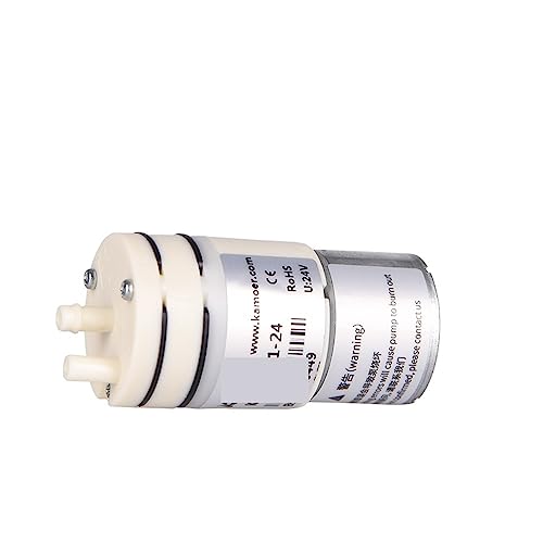 KVP04 Mini-Vakuumpumpe 12 V/24 V (mehr als 1,1 l/min), bürstenloser Motor, leicht zu transportieren, lange Lebensdauer, kleines Gehäuse ,Präzise Quantifizierung(KVP04-12-1.1L) von POOIQX