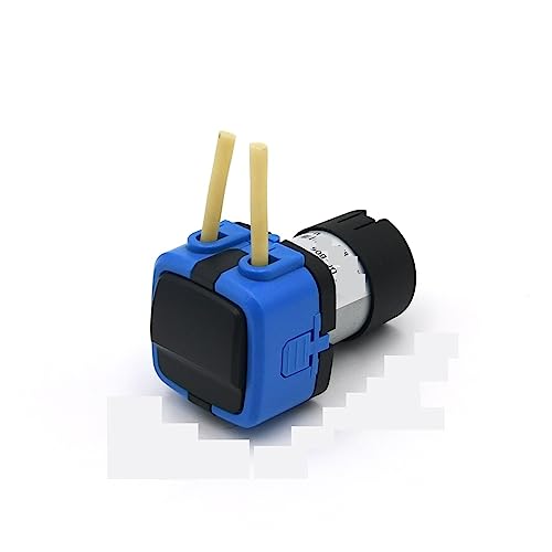 KXF Schlauchpumpe, 12 V, 24 V, 6 V Gleichstrommotor, Dosierpumpe mit geringem Durchfluss for Flüssigkeitstransfer und Getränke ,Präzise Quantifizierung(B04,KXF-DC-12V) von POOIQX