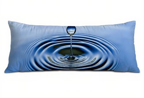 Kissenbezug 40 x 145 Seitenschläferkissen Bezug Blau Schwangerschaftskissen, Samt Weich Seitenschläferkissen Sie Schlafqualität Body Pillow, für Deko Wohnzimmer Sofa Kopfkissenbezug See B-2787 Kissenbezug 40 x 145 Seitenschläferkissen Bezug Blau Schwangerschaftskissen, Samt Weich Seitenschläferkissen Sie Schlafqualität Body Pillow, für Deko Wohnzimmer Sofa Kopfkissenbezug See B-2787 von POOJNNPP