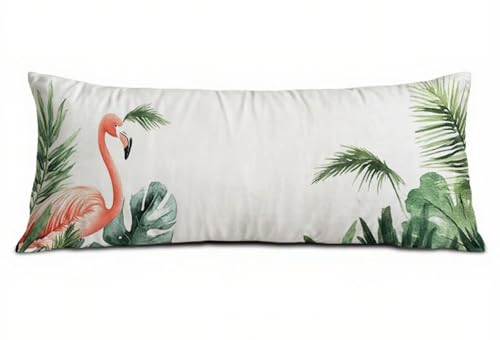 Kissenbezug 40 x 145 Seitenschläferkissen Bezug Flamingo Schwangerschaftskissen, Samt Weich Seitenschläferkissen Sie Schlafqualität Body Pillow, für Deko Wohnzimmer Sofa Kopfkissenbezug Anlage B-2490 Kissenbezug 40 x 145 Seitenschläferkissen Bezug Flamingo Schwangerschaftskissen, Samt Weich Seitenschläferkissen Sie Schlafqualität Body Pillow, für Deko Wohnzimmer Sofa Kopfkissenbezug Anlage B-2490 von POOJNNPP