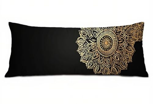 Seitenschläferkissen Bezug 30 x 90, Retro Kissenbezug 30x90 cm Seitenschläferkissen, Samt Atmungsaktiv und Weich Schwangerschaftskissen Mandala, für Sofa Schlafzimmer Deko Wohnzimmer, Geschenke B-2730 Seitenschläferkissen Bezug 30 x 90, Retro Kissenbezug 30x90 cm Seitenschläferkissen, Samt Atmungsaktiv und Weich Schwangerschaftskissen Mandala, für Sofa Schlafzimmer Deko Wohnzimmer, Geschenke B-2730 von POOJNNPP