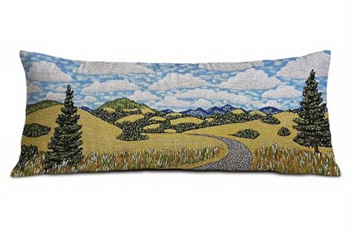 Seitenschläferkissen Bezug 40 x 120, Abstrakt Kissenbezug 40x120 cm Seitenschläferkissen, Leinen Atmungsaktiv und Weich Schwangerschaftskissen Landschaft, für Sofa Schlafzimmer Deko Wohnzimmer B-2582 Seitenschläferkissen Bezug 40 x 120, Abstrakt Kissenbezug 40x120 cm Seitenschläferkissen, Leinen Atmungsaktiv und Weich Schwangerschaftskissen Landschaft, für Sofa Schlafzimmer Deko Wohnzimmer B-2582 von POOJNNPP