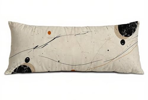 Seitenschläferkissen Bezug 40 x 120, Abstrakt Kissenbezug 40x120 cm Seitenschläferkissen, Leinen Atmungsaktiv und Weich Schwangerschaftskissen Marmor, für Sofa Schlafzimmer Deko Wohnzimmer B-2571 Seitenschläferkissen Bezug 40 x 120, Abstrakt Kissenbezug 40x120 cm Seitenschläferkissen, Leinen Atmungsaktiv und Weich Schwangerschaftskissen Marmor, für Sofa Schlafzimmer Deko Wohnzimmer B-2571 von POOJNNPP