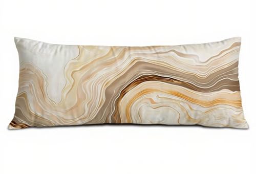 Seitenschläferkissen Bezug 40 x 120, Abstrakt Kissenbezug 40x120 cm Seitenschläferkissen, Leinen Atmungsaktiv und Weich Schwangerschaftskissen orange, für Sofa Schlafzimmer Deko Wohnzimmer B-2527 Seitenschläferkissen Bezug 40 x 120, Abstrakt Kissenbezug 40x120 cm Seitenschläferkissen, Leinen Atmungsaktiv und Weich Schwangerschaftskissen orange, für Sofa Schlafzimmer Deko Wohnzimmer B-2527 von POOJNNPP