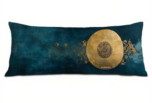 Seitenschläferkissen Bezug 40 x 120, Retro Kissenbezug 40x120 cm Seitenschläferkissen, Leinen Atmungsaktiv und Weich Schwangerschaftskissen Abstrakt, für Sofa Schlafzimmer Deko Wohnzimmer B-2703 Seitenschläferkissen Bezug 40 x 120, Retro Kissenbezug 40x120 cm Seitenschläferkissen, Leinen Atmungsaktiv und Weich Schwangerschaftskissen Abstrakt, für Sofa Schlafzimmer Deko Wohnzimmer B-2703 von POOJNNPP
