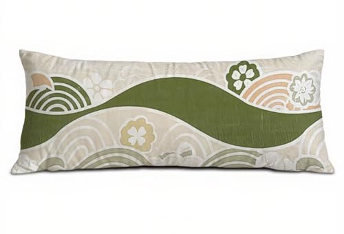 Seitenschläferkissen Bezug 50 x 150, Grün Kissenbezug 50x150 cm Seitenschläferkissen, Samt Atmungsaktiv und Weich Schwangerschaftskissen Anlage, für Sofa Schlafzimmer Deko Wohnzimmer, Geschenke B-2513 Seitenschläferkissen Bezug 50 x 150, Grün Kissenbezug 50x150 cm Seitenschläferkissen, Samt Atmungsaktiv und Weich Schwangerschaftskissen Anlage, für Sofa Schlafzimmer Deko Wohnzimmer, Geschenke B-2513 von POOJNNPP