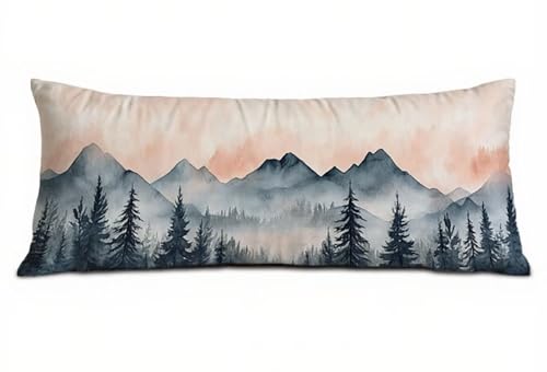 Seitenschläferkissen Bezug 60 x 180, Grün Kissenbezug 60x180 cm Seitenschläferkissen, Leinen Atmungsaktiv und Weich Schwangerschaftskissen Berg, für Sofa Schlafzimmer Deko Wohnzimmer, Geschenke B-2607 Seitenschläferkissen Bezug 60 x 180, Grün Kissenbezug 60x180 cm Seitenschläferkissen, Leinen Atmungsaktiv und Weich Schwangerschaftskissen Berg, für Sofa Schlafzimmer Deko Wohnzimmer, Geschenke B-2607 von POOJNNPP