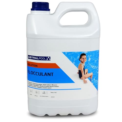 Astral Pool Flockmittel 5 l - Trübstoff Entfernung - Für Kristallklares Wasser - Vermeidet Wassertrübungen - Verbesserte Filtration - Pool & Whirlpool Astral Pool Flockmittel 5 l - Trübstoff Entfernung - Für Kristallklares Wasser - Vermeidet Wassertrübungen - Verbesserte Filtration - Pool & Whirlpool von POOL Total