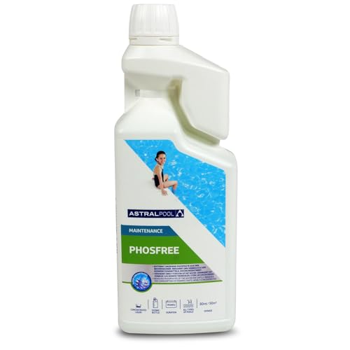 Astral Pool Phosfree 1 Liter - Hochwirksamer Phosphatentferner für Algenprävention - Absolut Schaumfrei - Dosierflasche zur einfachen Anwendung von POOL Total