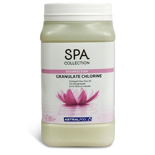 Astral Pool SPA Collection Chlorgranulat 1 kg - Whirlpool Desinfektion - Stoßchlorung und Basischlorung - Schnell löslich - UV-stabil - pH neutral von POOL Total
