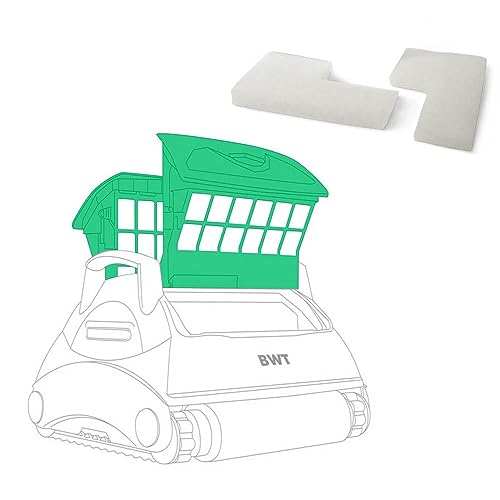 Feinfilter Flux - Ersatzfilter für vollautomatische Poolroboter - BWT D-Line D100 D200 D300 - Auswaschbar - Qualitativ hochwertiges Filtermaterial (3 Stück) von POOL Total