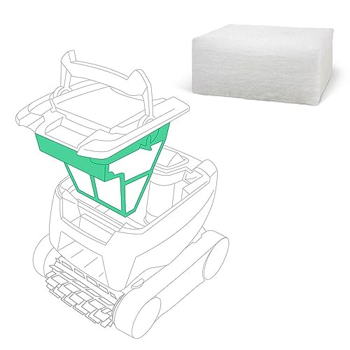 Feinfilter Flux - Ersatzfilter für vollautomatische Poolroboter - Zodiac Tornax OT/RT 2100 3200 3200 3240 - Qualitativ hochwertiges Filtermaterial (3 Stück) von POOL Total