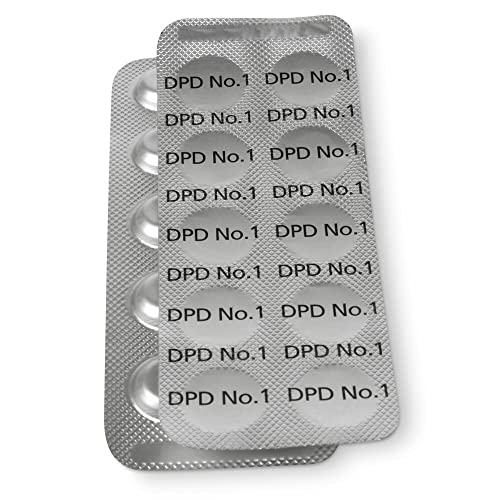 POOL Total DPD 1 Photometer Tabl. 100 STK. zur Analyse von freiem Chlor im Schwimmbecken oder Whirlpool von POOL Total