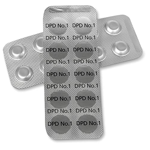 POOL Total DPD 1 Photometer Tabl. 250 STK. zur Analyse von freiem Chlor im Schwimmbecken oder Whirlpool von POOL Total