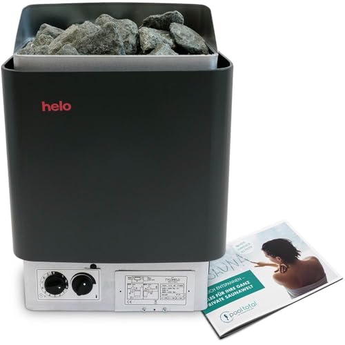 POOL Total Helo Saunaofen Cup 60 STJ | 6,0 kW 400 V | Mit eingebauter Steuerung | Wandmontage | Wandbefestigungsmaterialien enthalten | Inkl. 20 Kg Tylö Saunasteine Ø 5-10 cm POOL Total Helo Saunaofen Cup 60 STJ | 6,0 kW 400 V | Mit eingebauter Steuerung | Wandmontage | Wandbefestigungsmaterialien enthalten | Inkl. 20 Kg Tylö Saunasteine Ø 5-10 cm von POOL Total