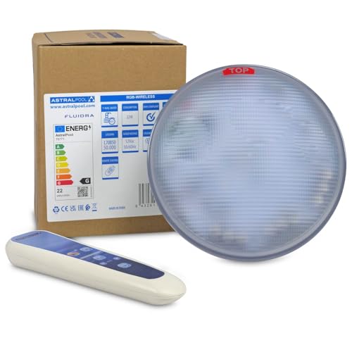 POOL Total LumiPlus LED Ersatzlampe 1.11 RGB PAR56 LED-Poolbeleuchtung mit Fernbedienung 12 Farben 1100 Lumen 22W langlebig & energiesparen POOL Total LumiPlus LED Ersatzlampe 1.11 RGB PAR56 LED-Poolbeleuchtung mit Fernbedienung 12 Farben 1100 Lumen 22W langlebig & energiesparen von POOL Total